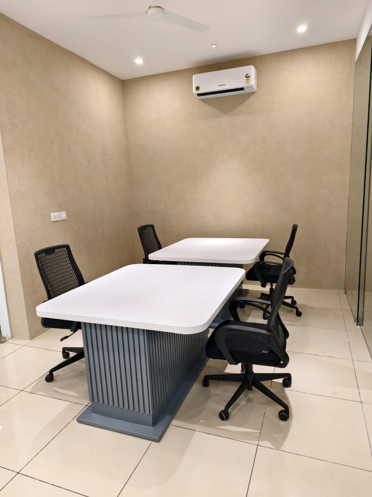 ICorp modern office discussion room